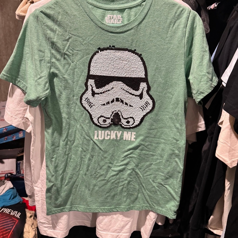 Star Wars - Storm Trooper flip sequin shirt youth XL